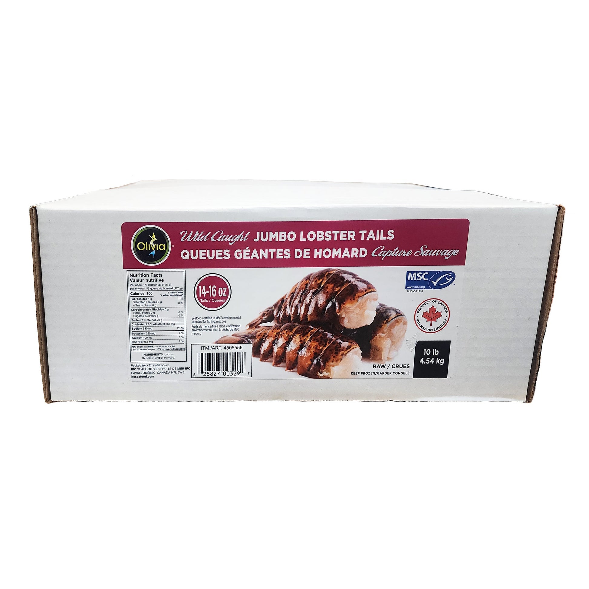 Olivia Jumbo Lobster Tails, 4.54 kg - image 1