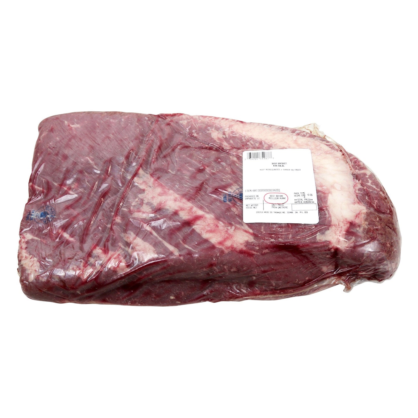 Canada AAA Beef Brisket Full Case, 35 kg average weight* - image 2