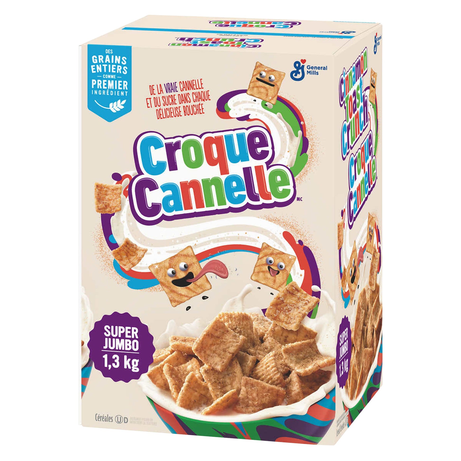 General Mills Cinnamon Toast Crunch Cereal Jumbo Pack, 1.3 kg - image 1