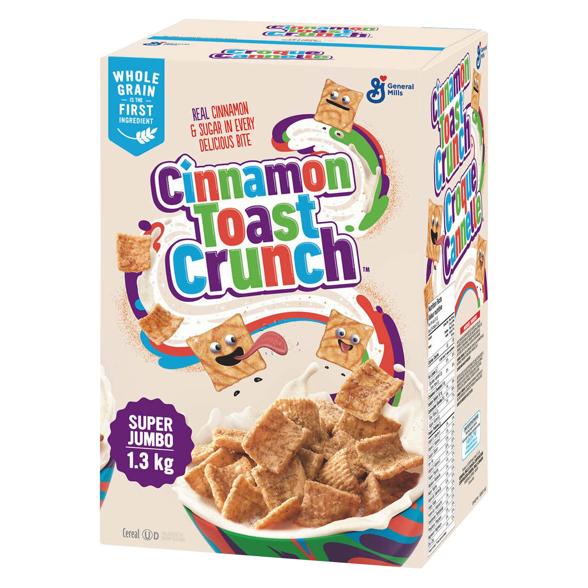 General Mills Cinnamon Toast Crunch Cereal Jumbo Pack, 1.3 kg - image 2