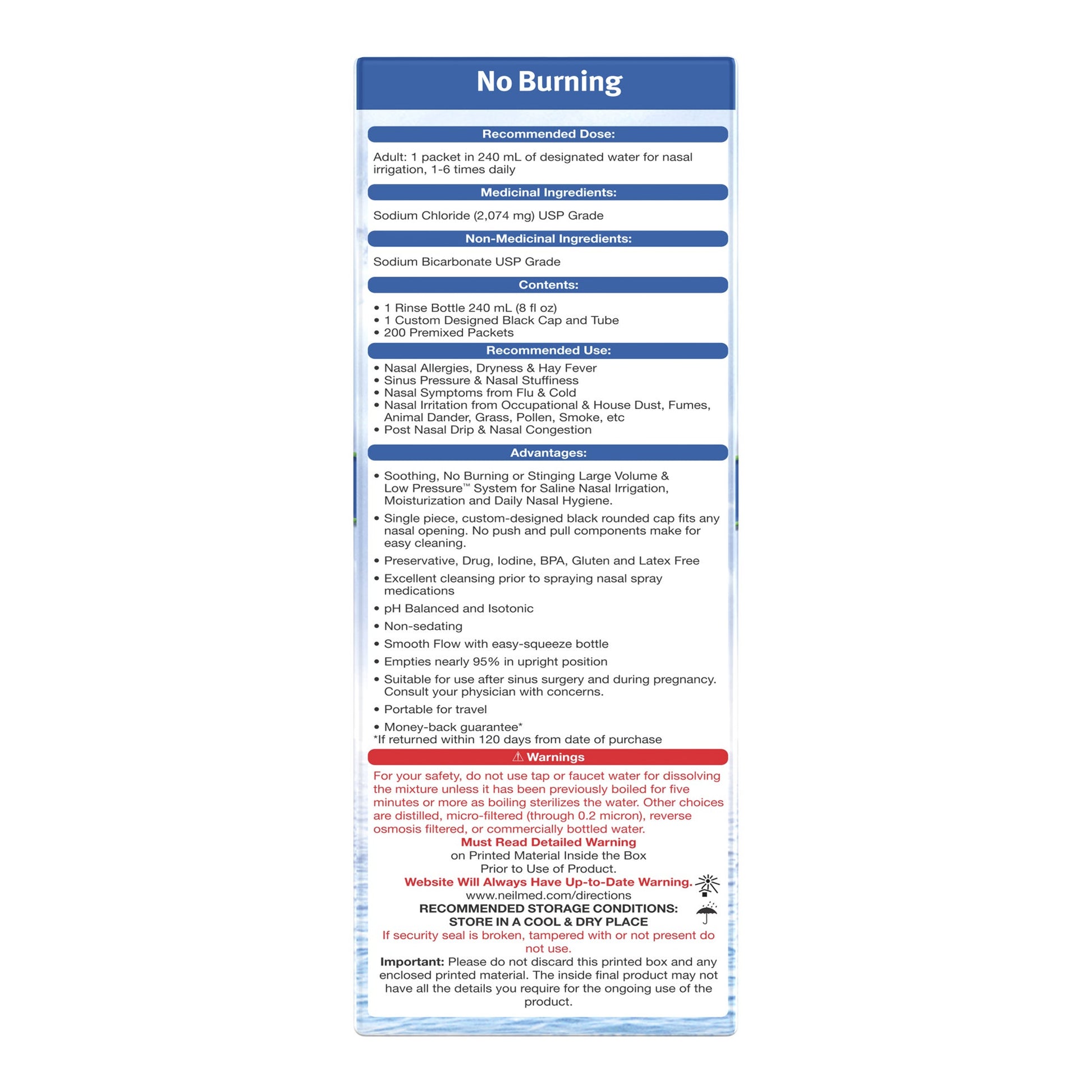 NeilMed Sinus Rinse Kit - 200 Packets - image 2