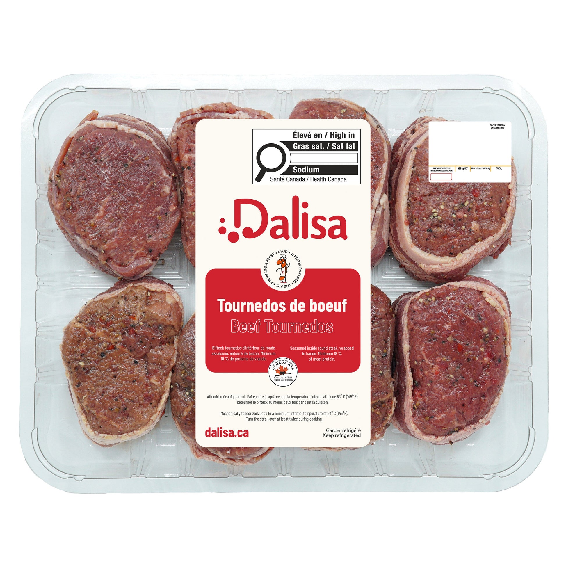 Dalisa Beef Tournedos, 1.5 kg average weight * - image 1