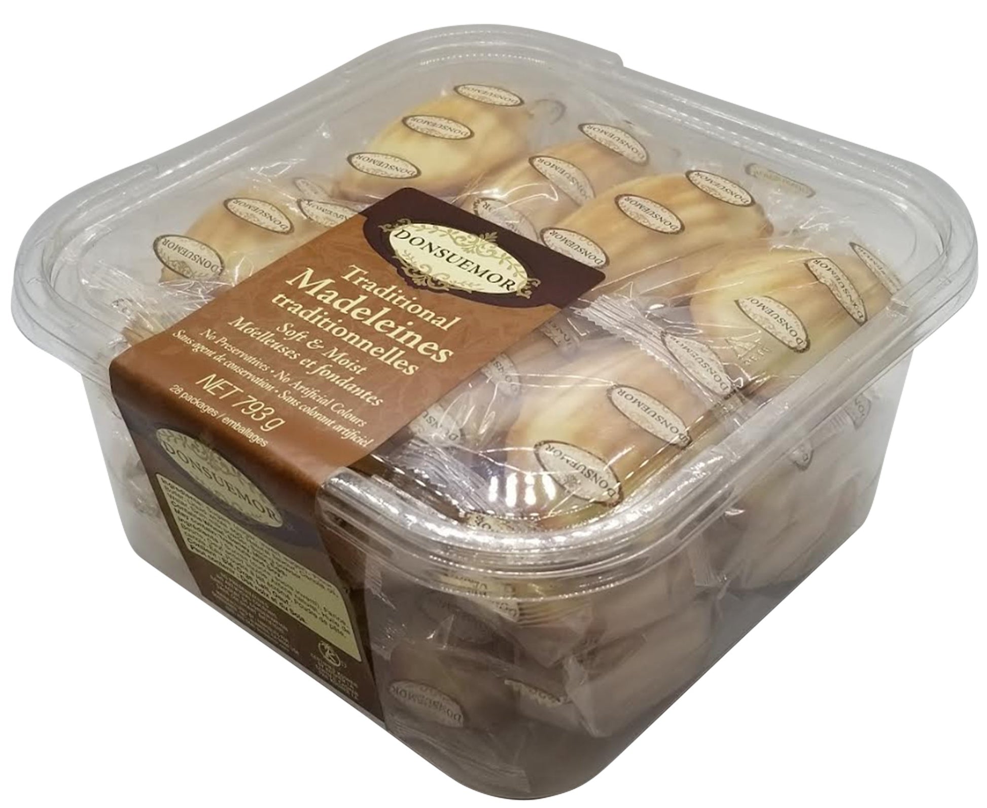 Donsuemor Traditional Madeleines, 28 x 28g - image 1
