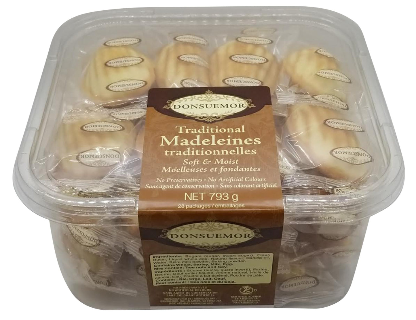 Donsuemor Traditional Madeleines, 28 x 28g - image 2