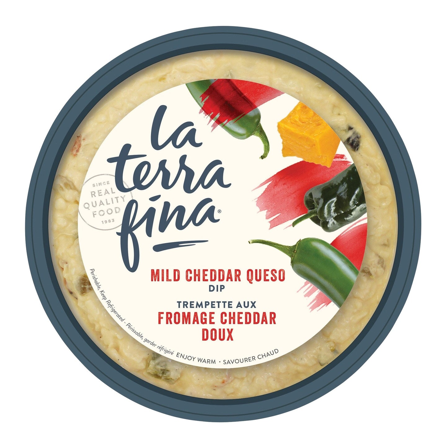 La Terra Fina Mild Cheddar Queso Dip, 879 g - image 1