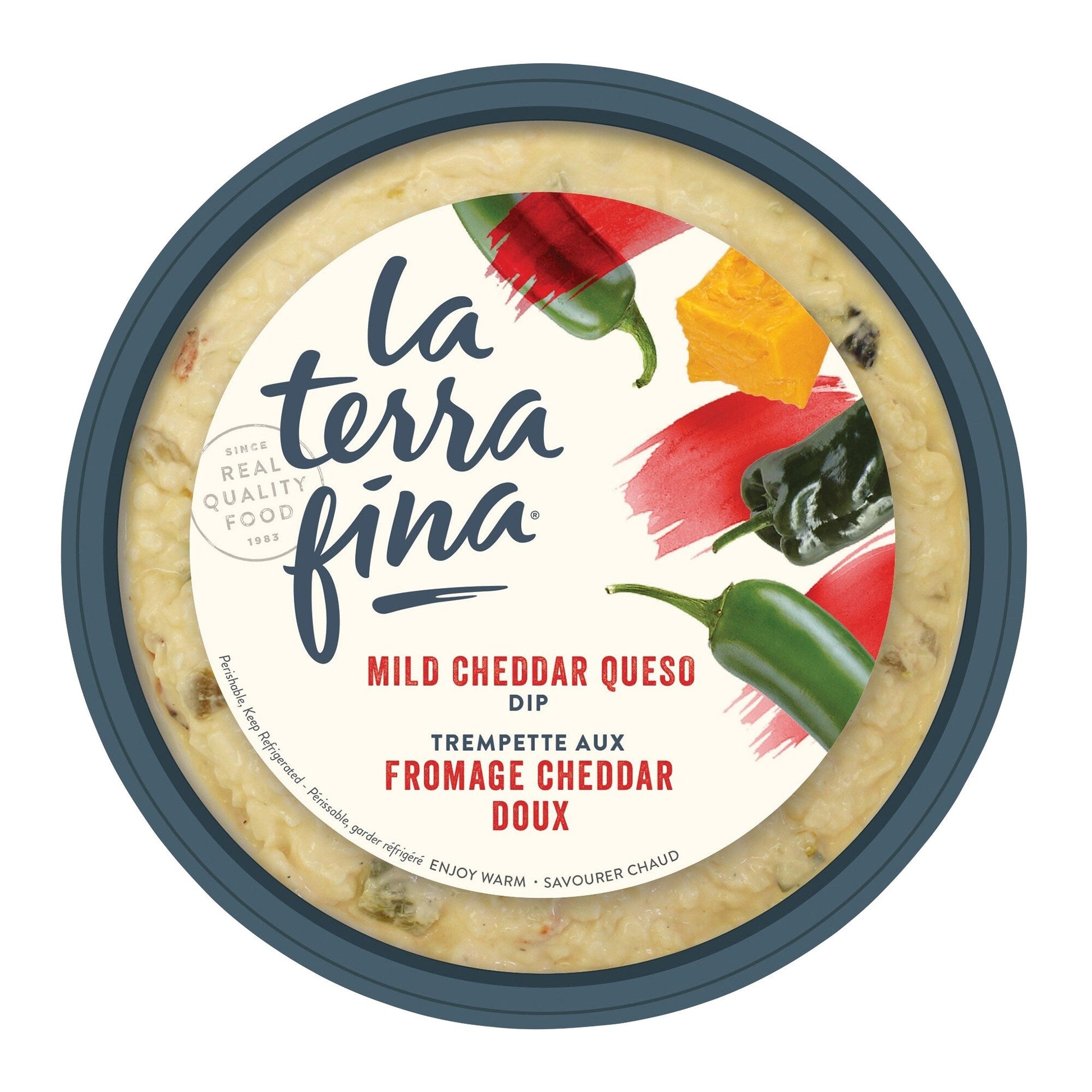 La Terra Fina Mild Cheddar Queso Dip, 879 g - image 1