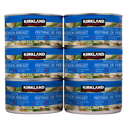 Kirkland Signature Canned Chicken Breast, 6 × 354 g - image 3