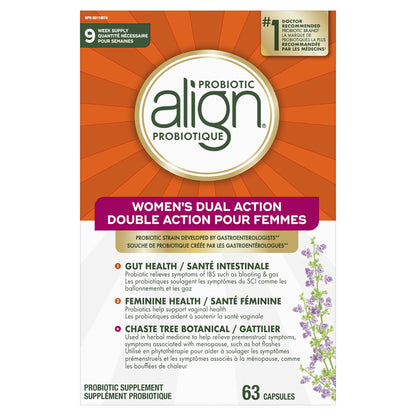 Align Women's Dual Action Probiotic, 63 capsules - image 2
