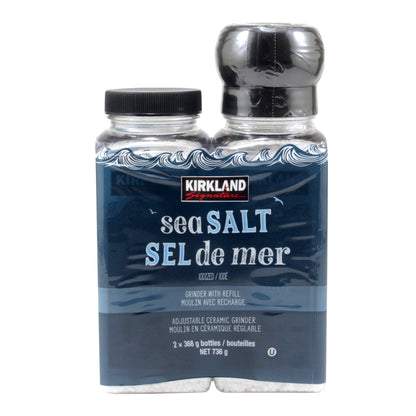 Kirkland Signature Sea Salt with Grinder and Refill, 738 g - image 4