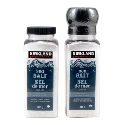 Kirkland Signature Sea Salt with Grinder and Refill, 738 g - image 2