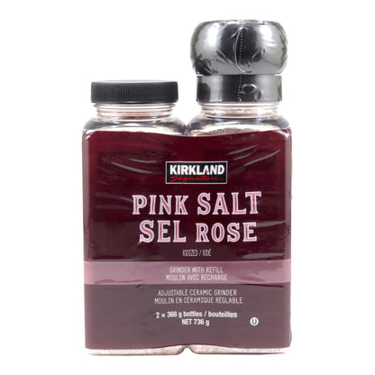 Kirkland Signature Pink Salt with Grinder and Refill, 738 g - image 1