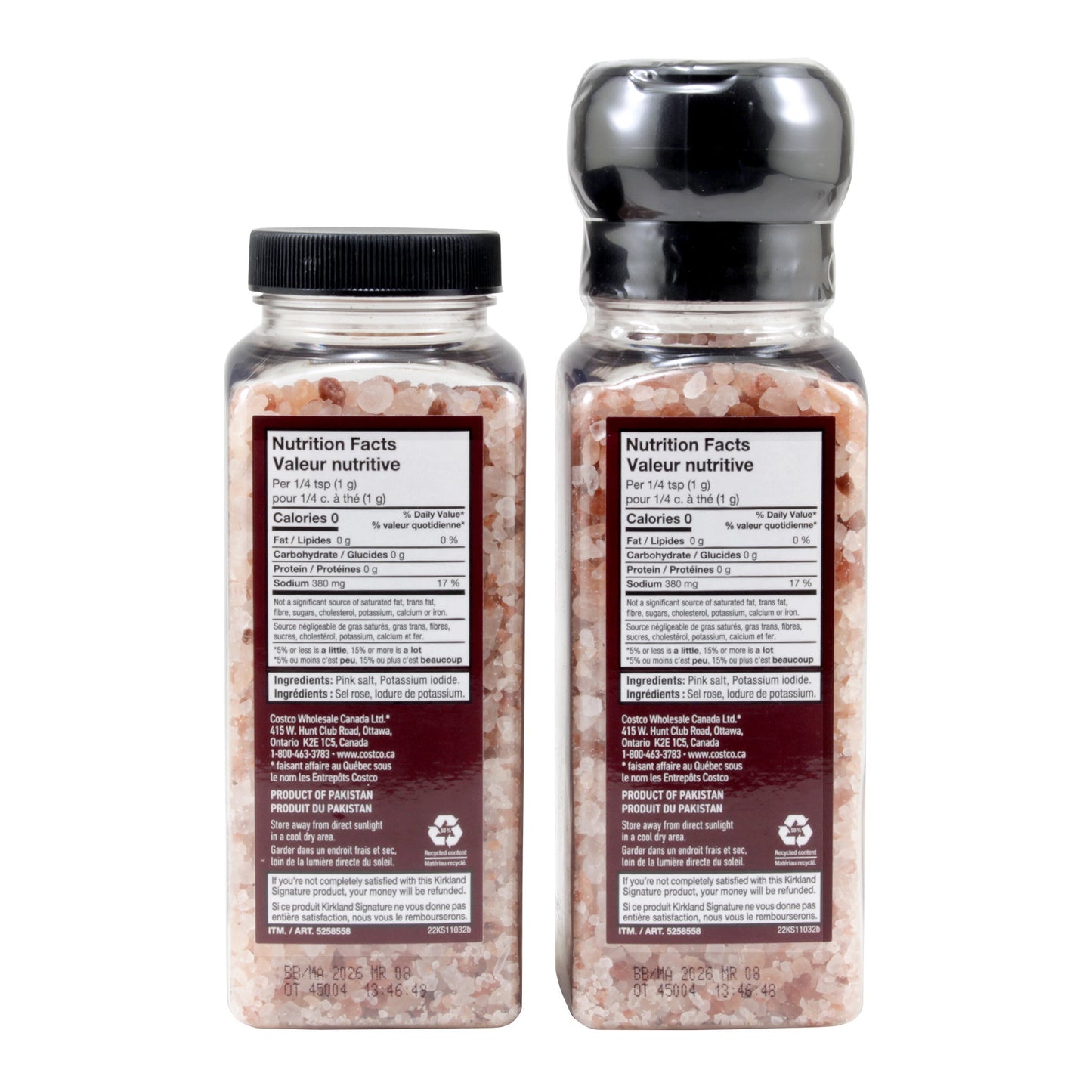 Kirkland Signature Pink Salt with Grinder and Refill, 738 g - image 6
