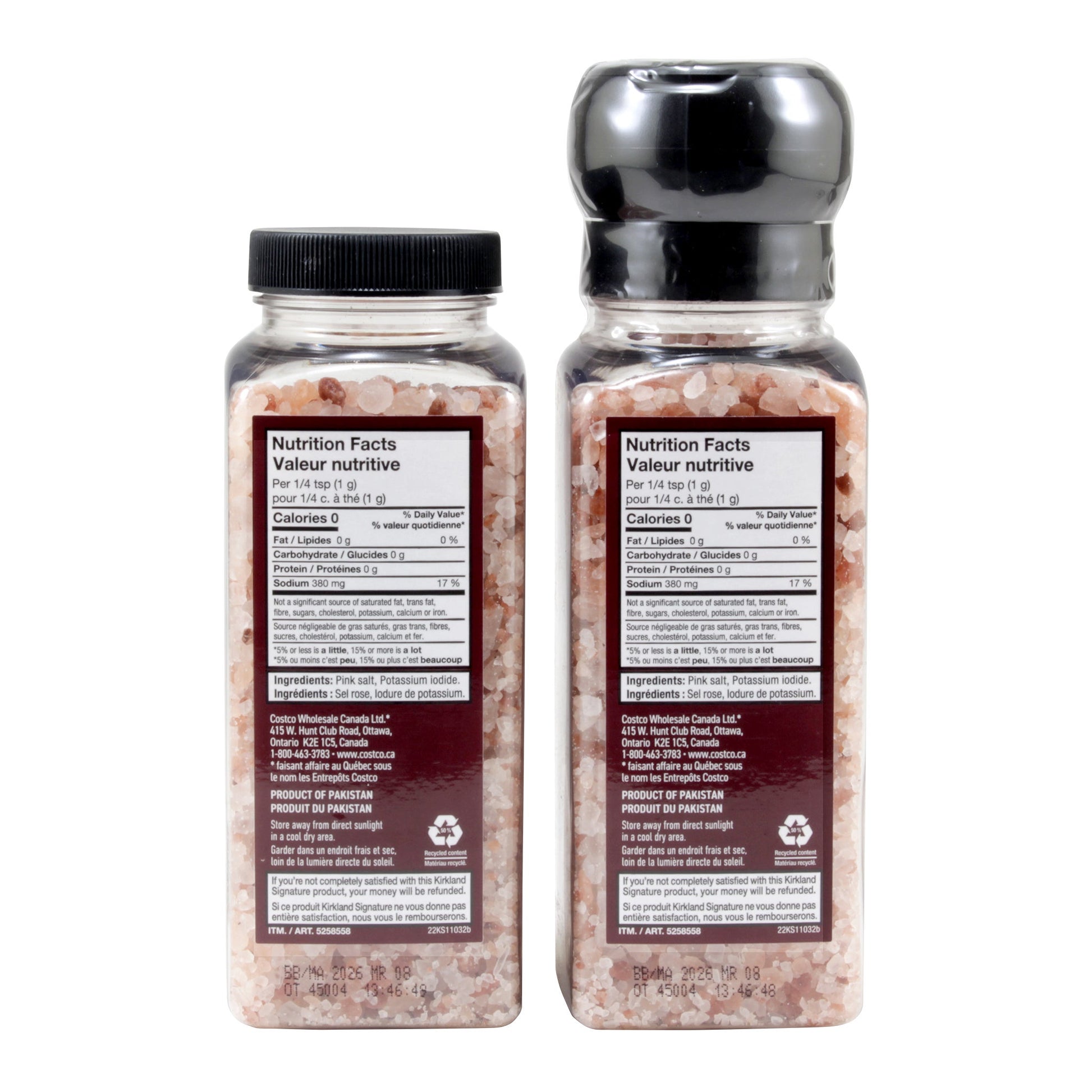 Kirkland Signature Pink Salt with Grinder and Refill, 738 g - image 6
