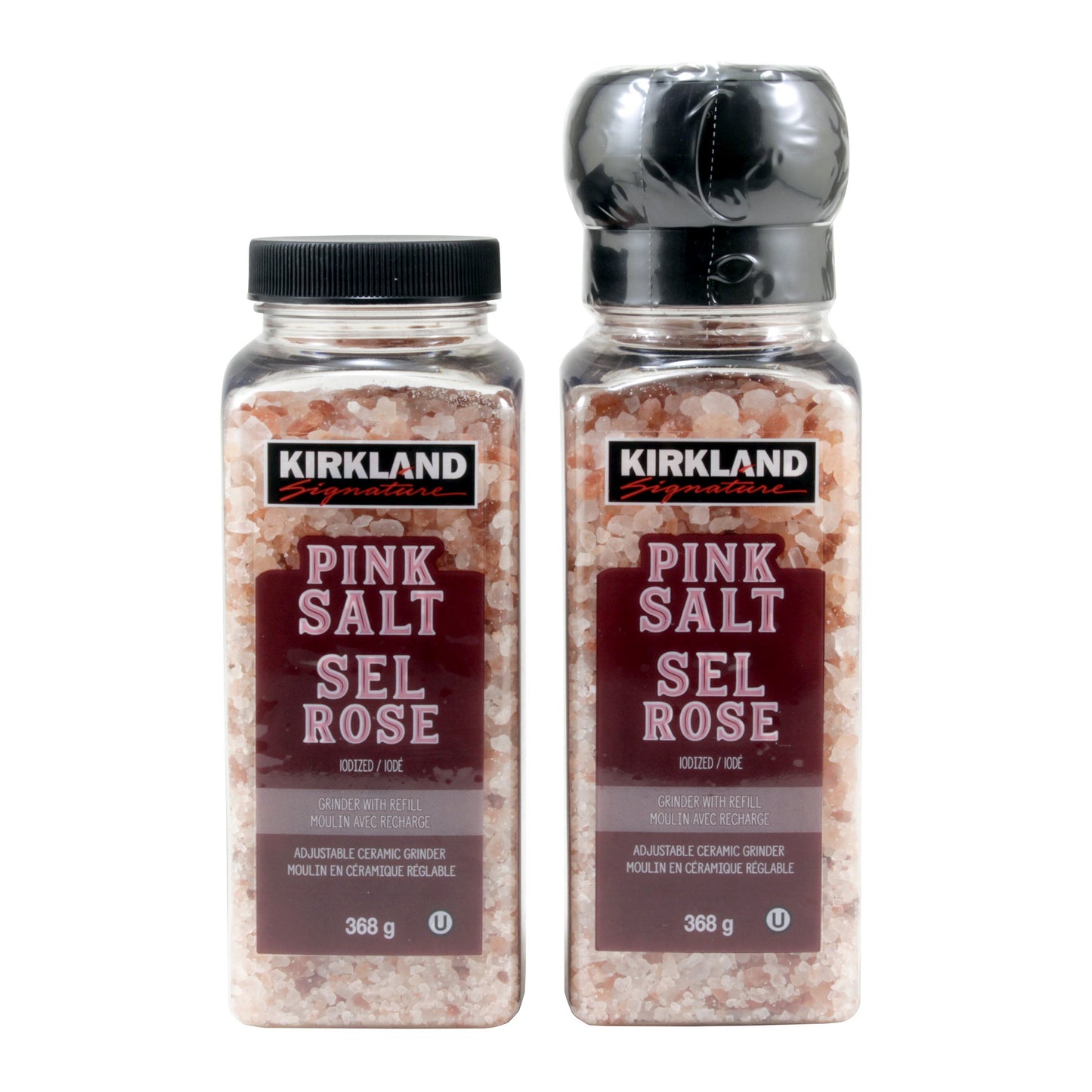 Kirkland Signature Pink Salt with Grinder and Refill, 738 g - image 2
