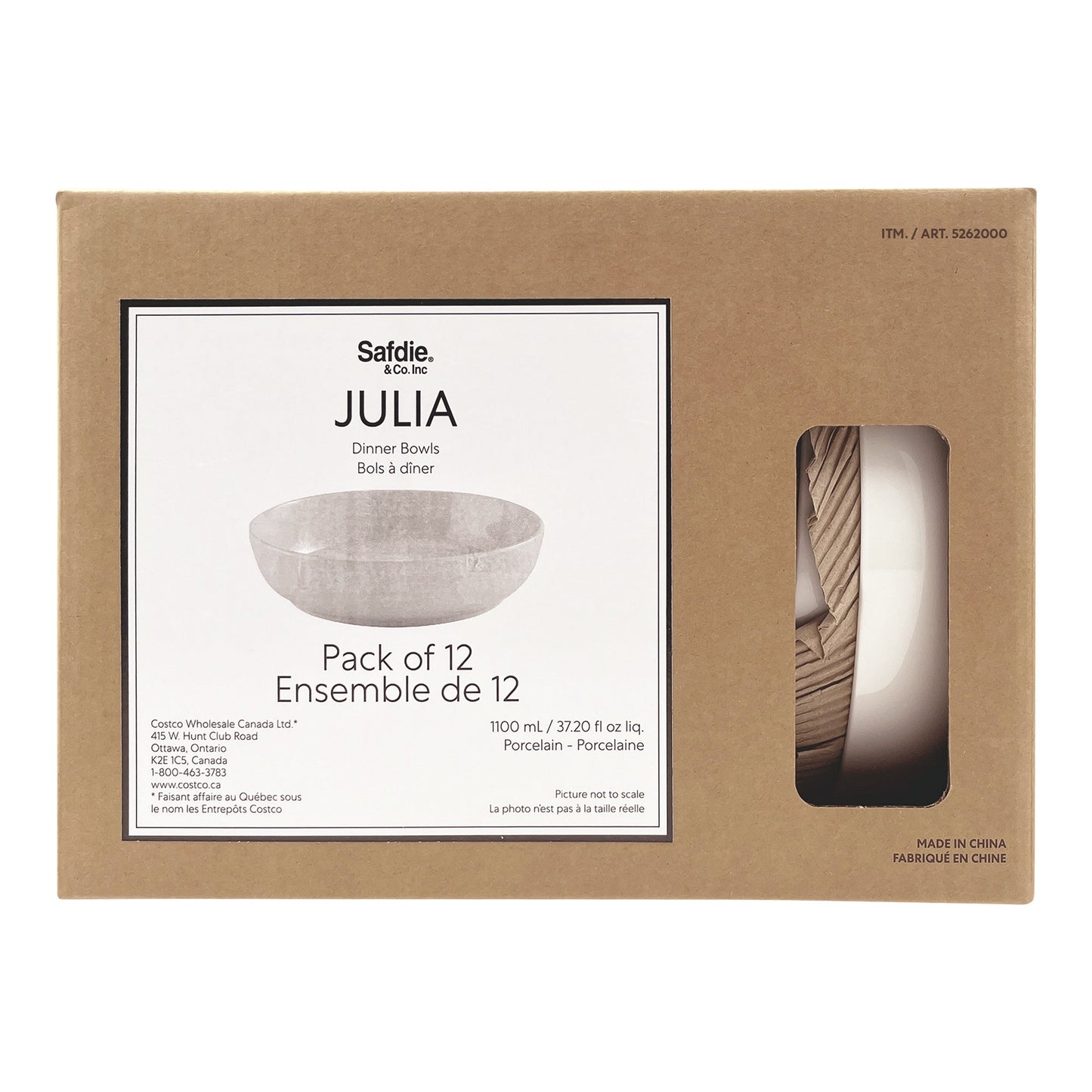 Safdie Julia Shallow Dinner Bowls Pack of 12 - image 1