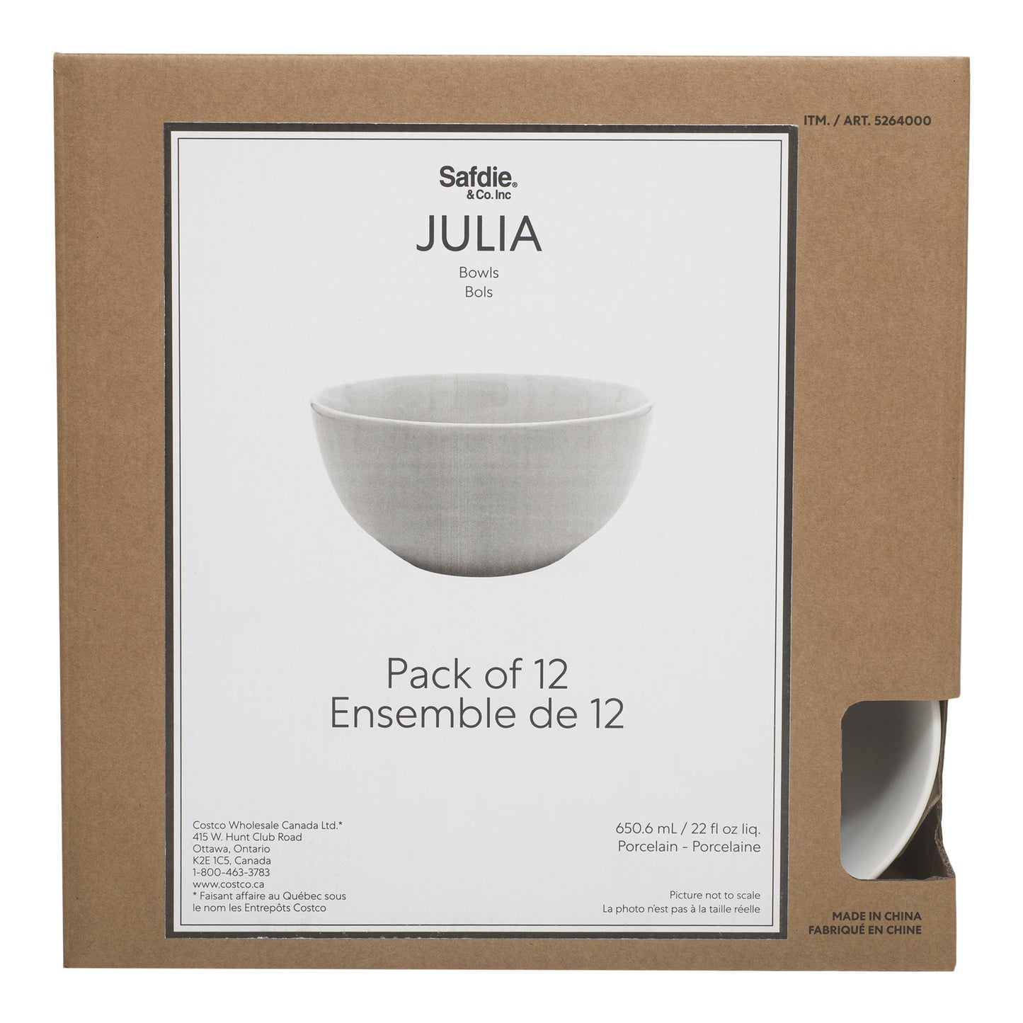 Safdie Julia Bowls, 12 Pack - image 1