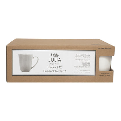 Safdie Julia 12 oz Mugs, 12 Pack - image 1