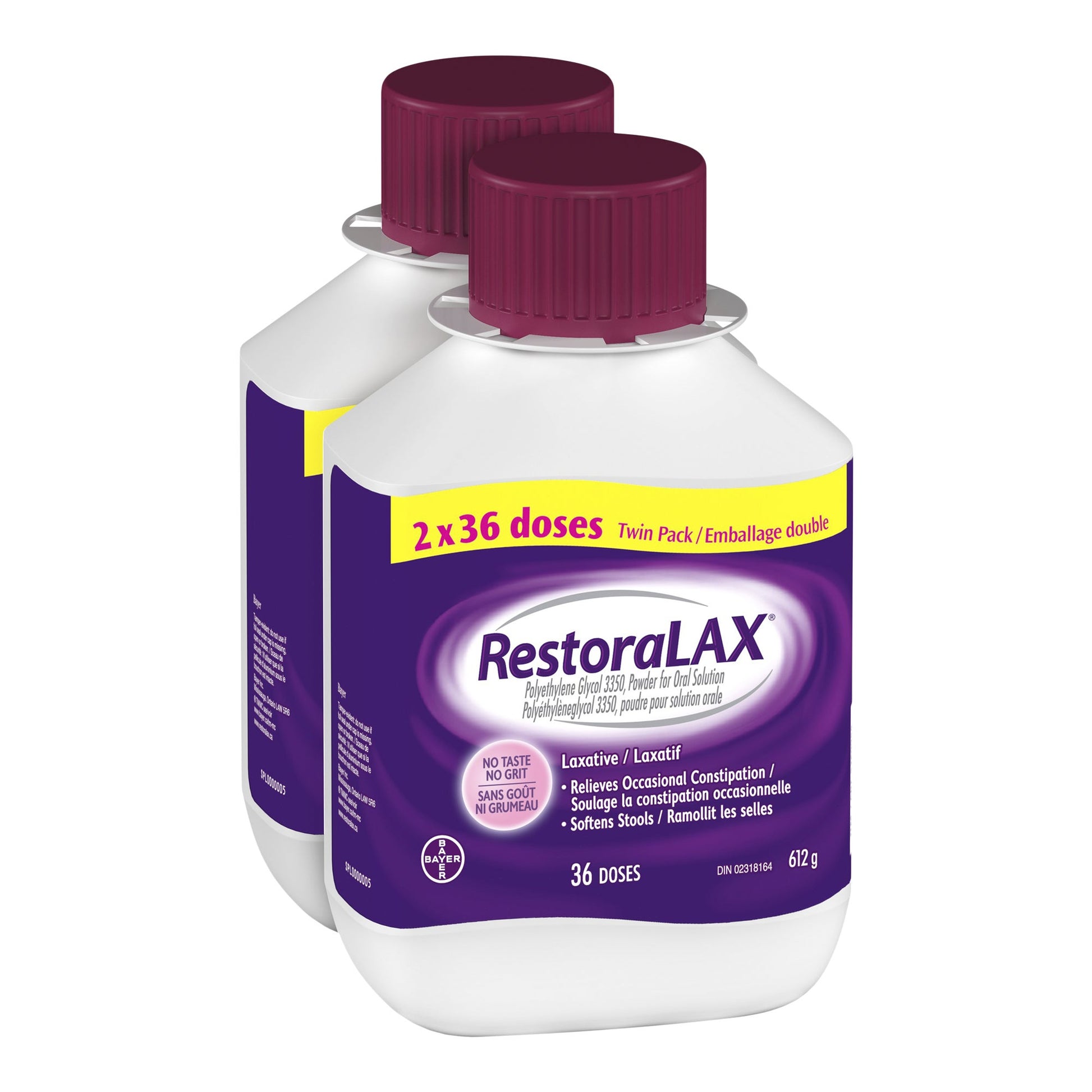 RestoraLAX Laxative, 2 x 36 Doses - image 1
