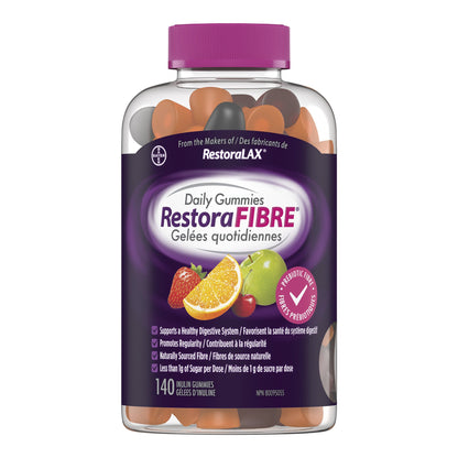 RestoraFIBRE Gummies, 2 x 140 gummies - image 1