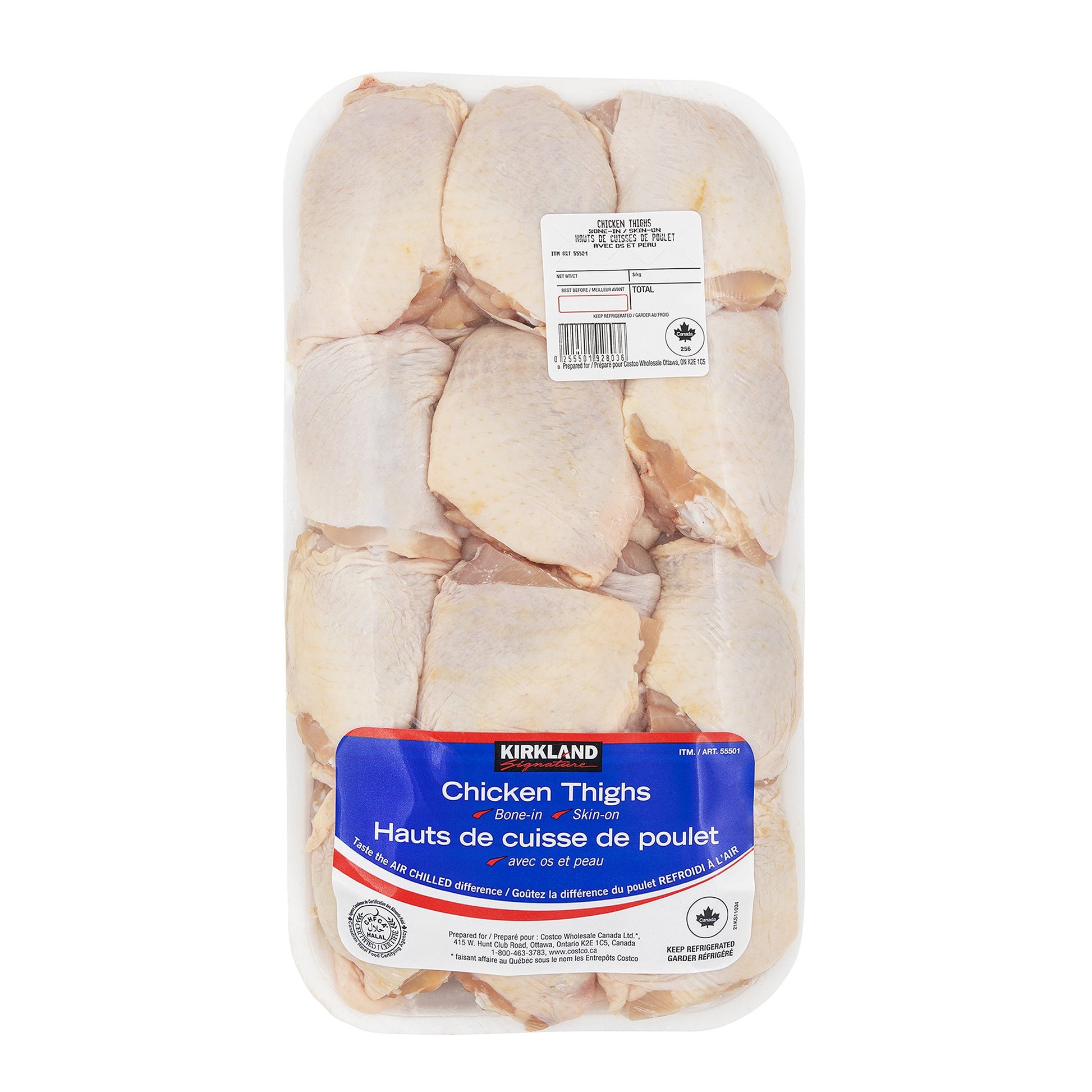Kirkland Signature Chicken Thighs, 3 kg average weight* - image 1