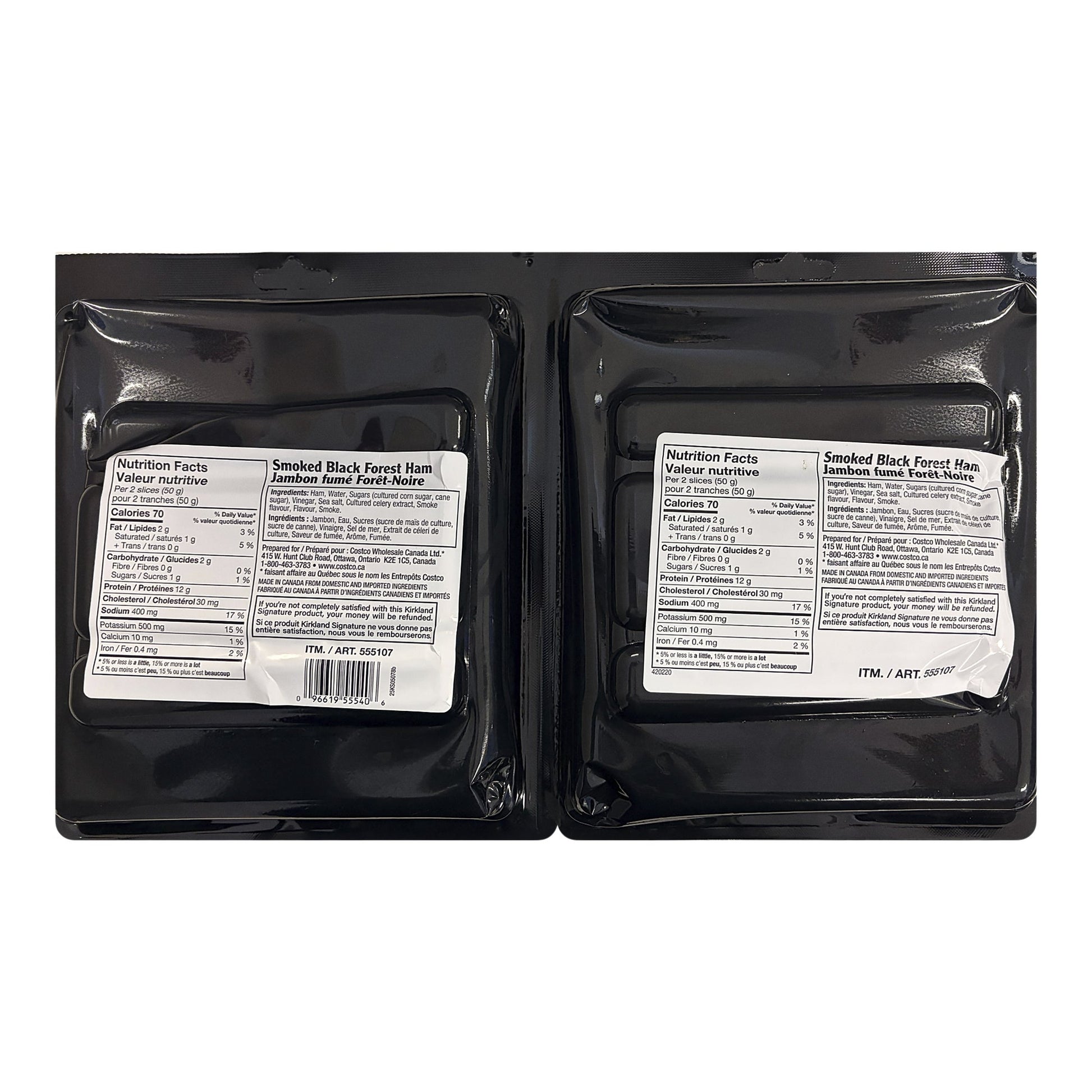 Kirkland Signature Sliced Black Forest Ham, 2 × 500 g - image 2