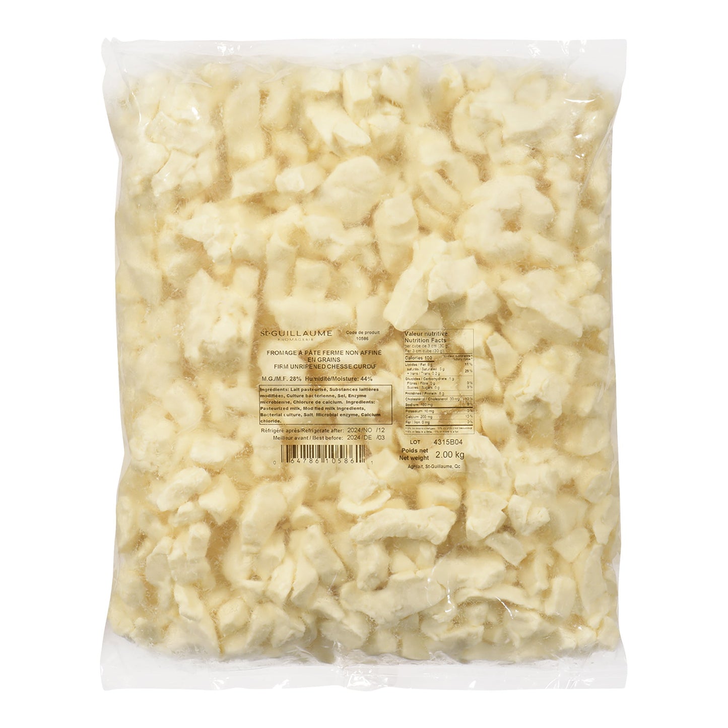 Fromagerie St. Guillaume Cheese Curds, 2 kg - image 1