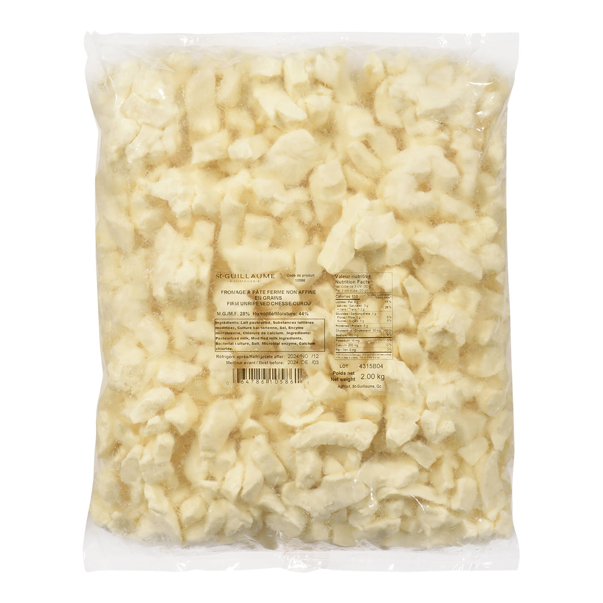 Fromagerie St. Guillaume Cheese Curds, 2 kg - image 1