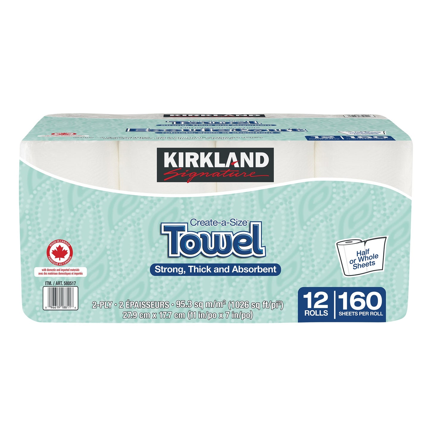 Kirkland Signature Paper Towels, Pack of 12 - image 2