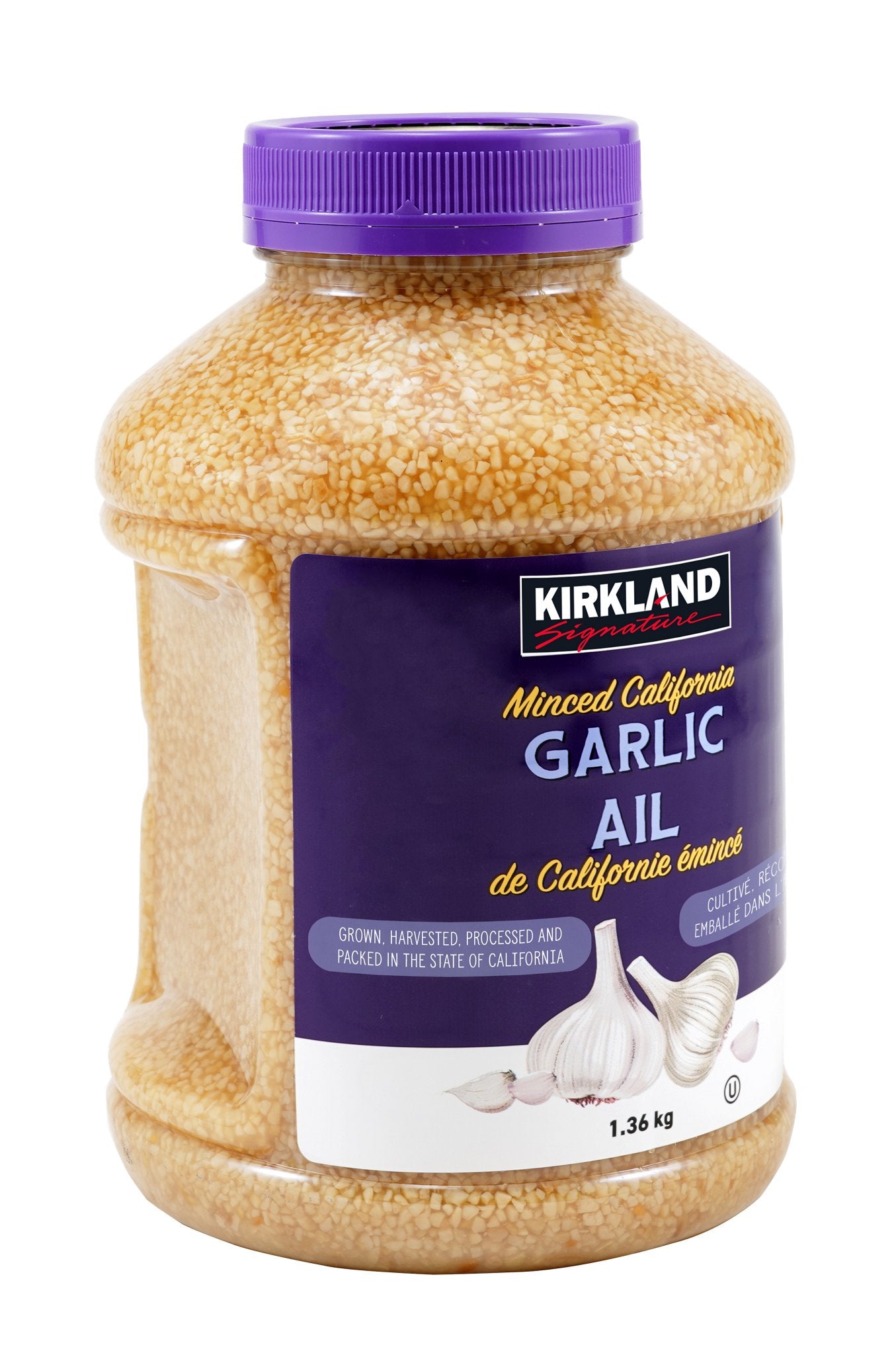 Kirkland Signature Minced California Garlic, 1.36 kg - image 3