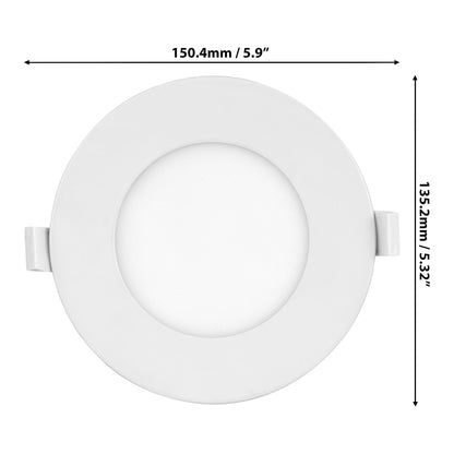 Luminus 4-in. 5CCT Recessed Panel Light Kit, 8-pack - image 2