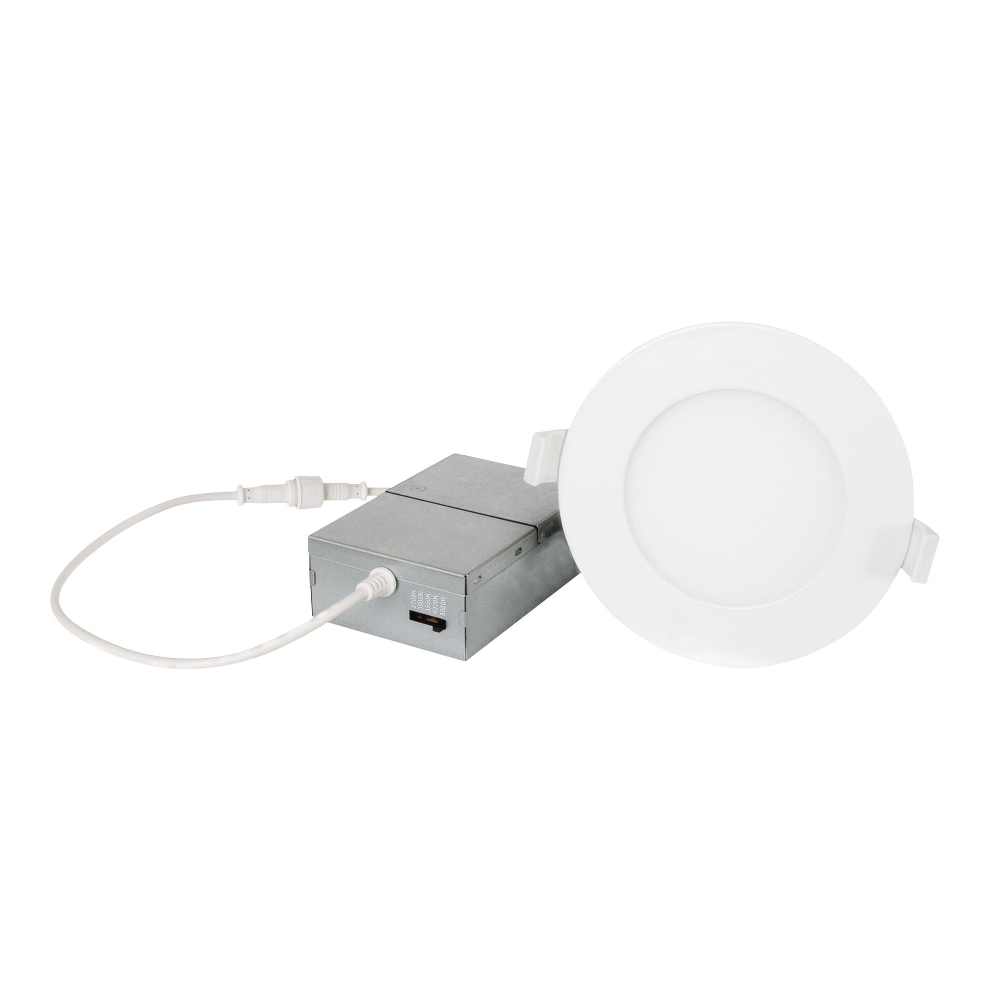 Luminus 4 in. 5CCT Recessed Panel Light Kit, 12-pack - image 4