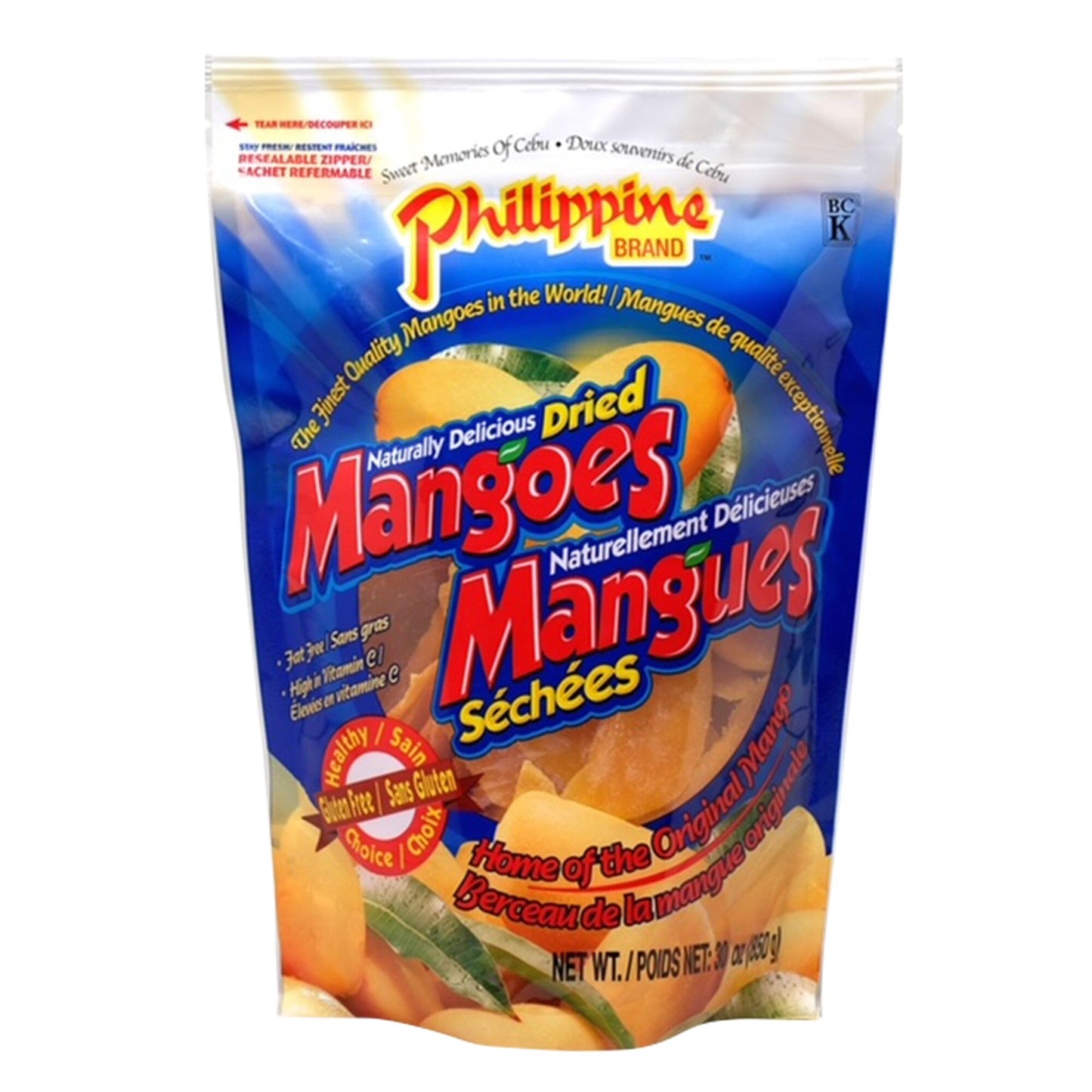 Philippine Brand Dried Mangoes, 850 g — product image