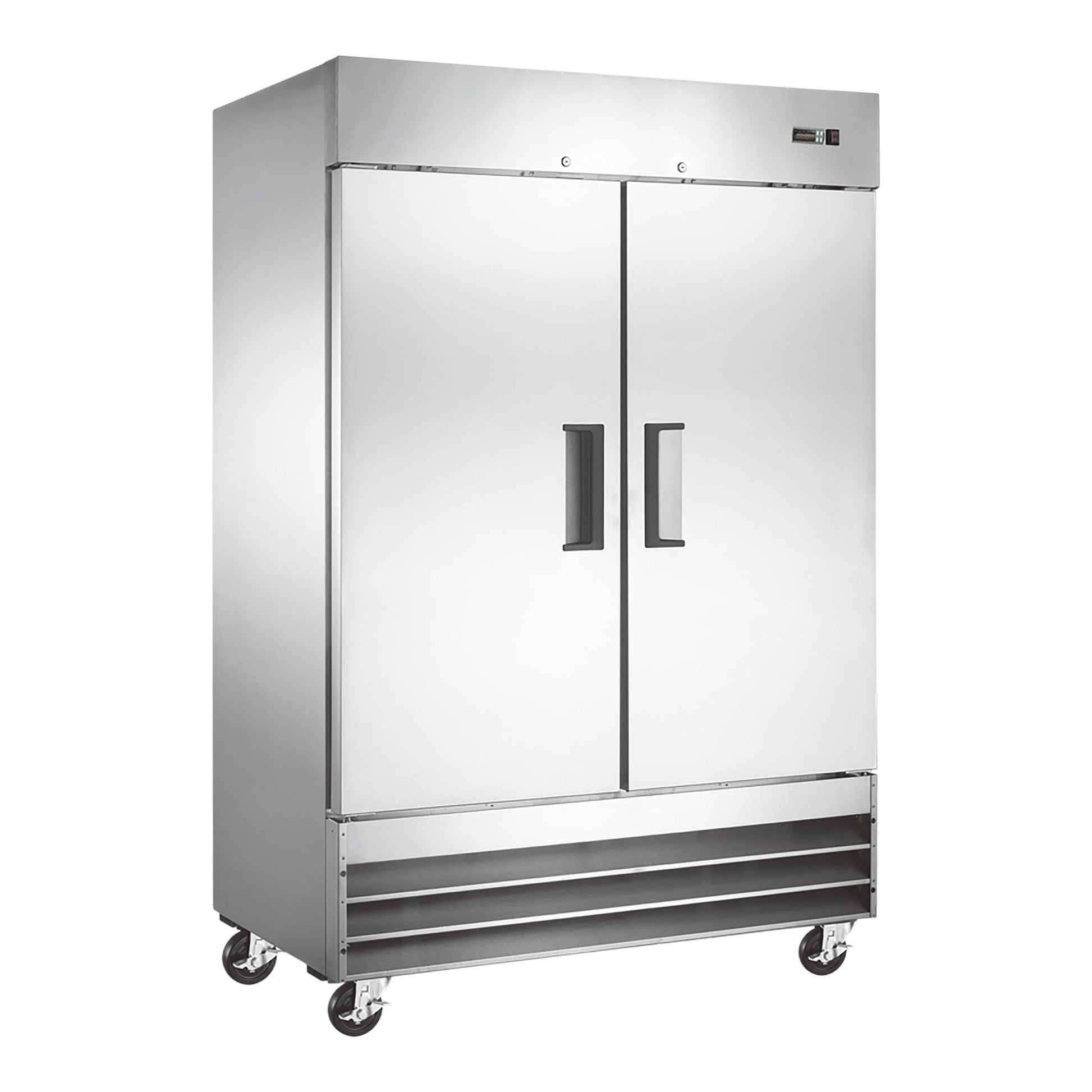 Aurora 54 in. 41.3 ft³ Stainless Steel Reach-in 2 Door Refrigerator - image 1