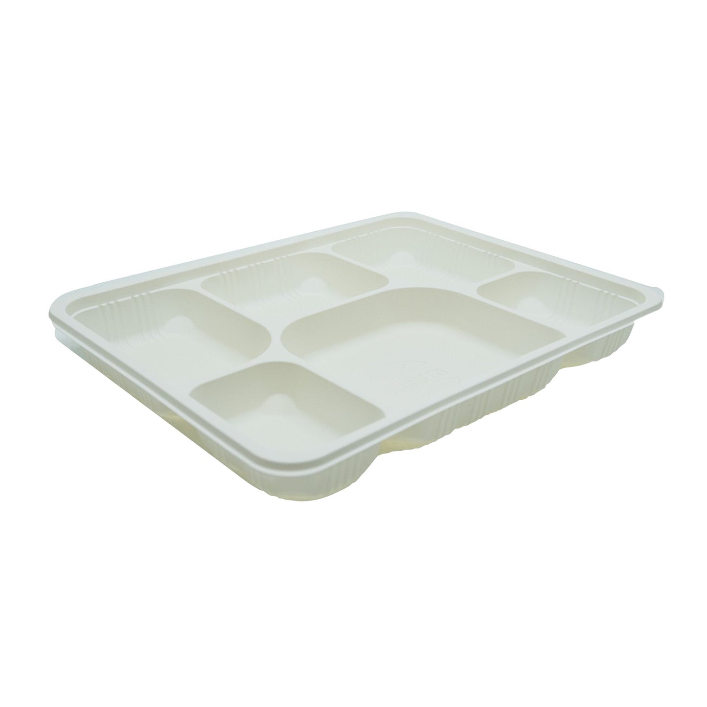 GO4GREEN - 6 Compartment Tray, Pack of 100 - image 1