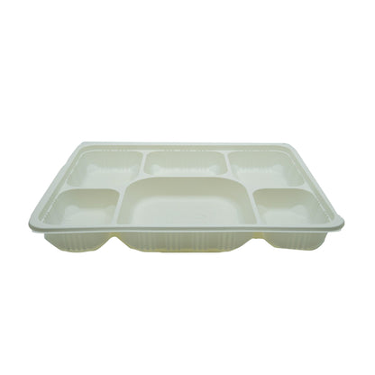 GO4GREEN - 6 Compartment Tray, Pack of 100 - image 2