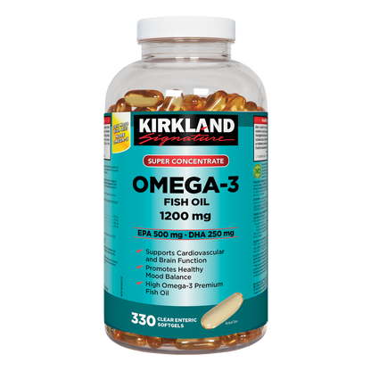 Kirkland Signature Super Concentrate Omega-3 Fish Oil, 330 softgels - image 2