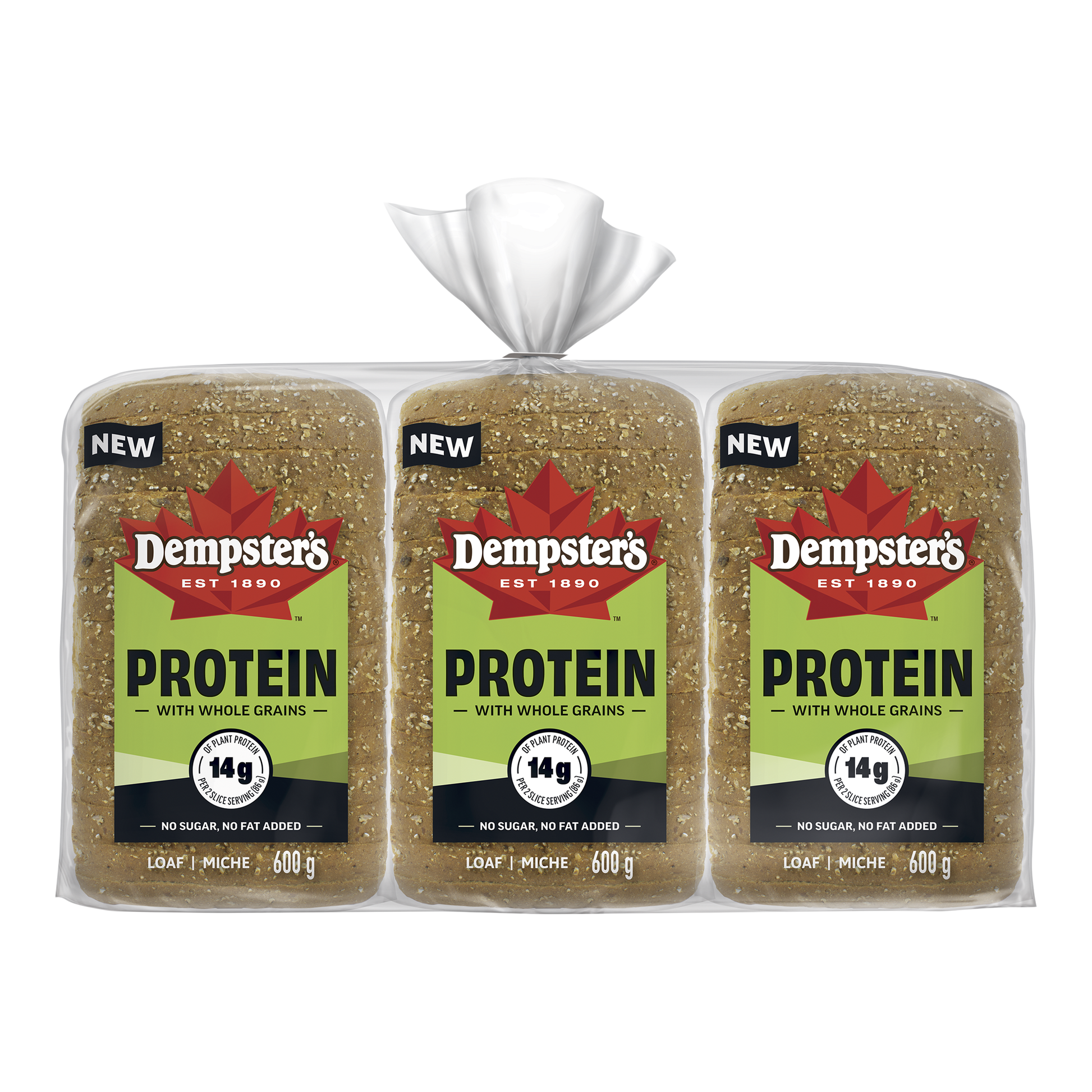 Dempster's Protein bread, 3 x 600 g - image 1