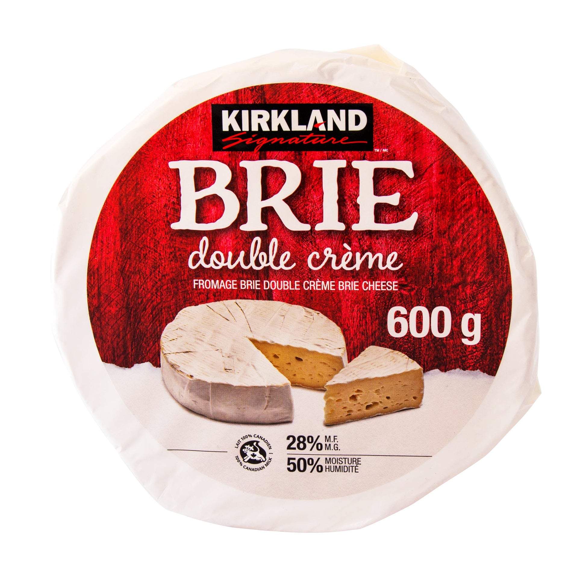 Kirkland Signature Double Crème Brie Cheese, 600 g - image 1