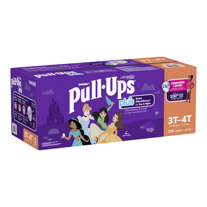 ​Huggies Pull-Ups Plus Training Pants 3T to 4T Girl, 116-pack - image 3