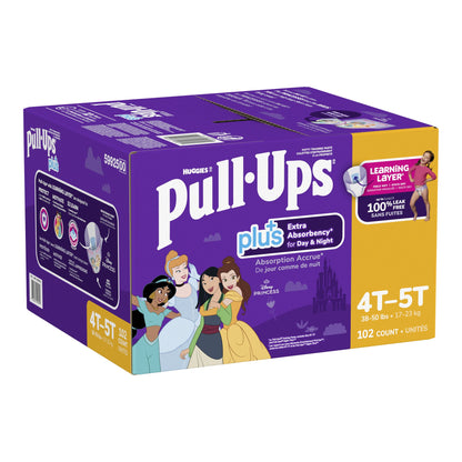 ​Huggies Pull-Ups Plus Training Pants 4T to 5T Girl, 102-pack - image 6