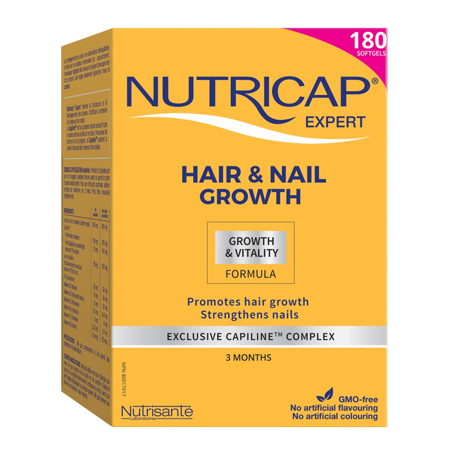 Nutrisanté Nutricap Hair & Nails, 180 softgels - image 2