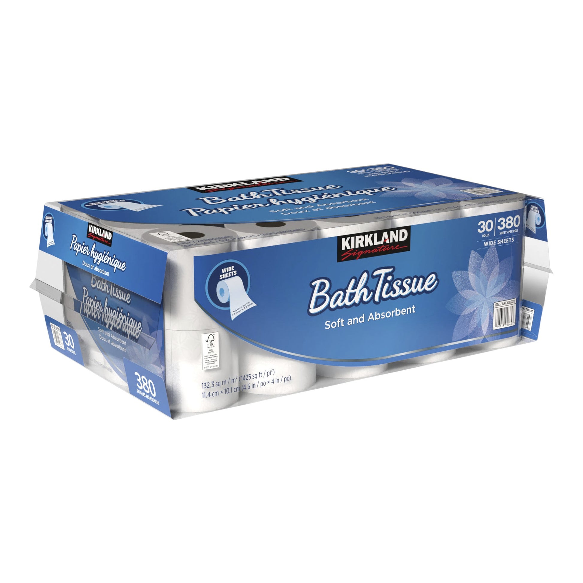 Kirkland Signature Bath Tissue, 30 x 380 sheet - image 2