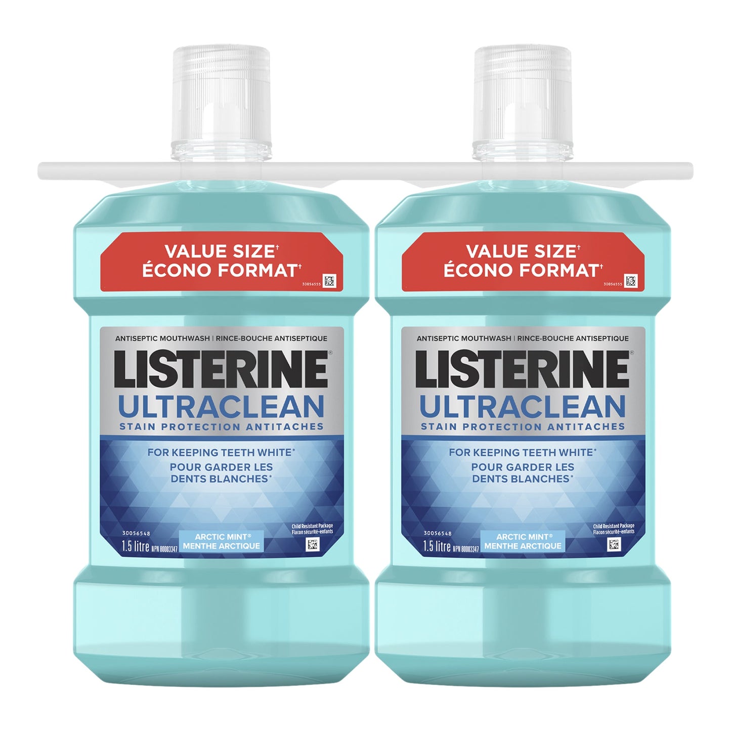 Listerine Ultraclean Anti-stain Mouthwash , 2 × 1.5 L - image 2