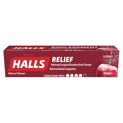 HALLS Mentho-Lyptus Cherry Cough Drops, 20 packs of 9 - image 2