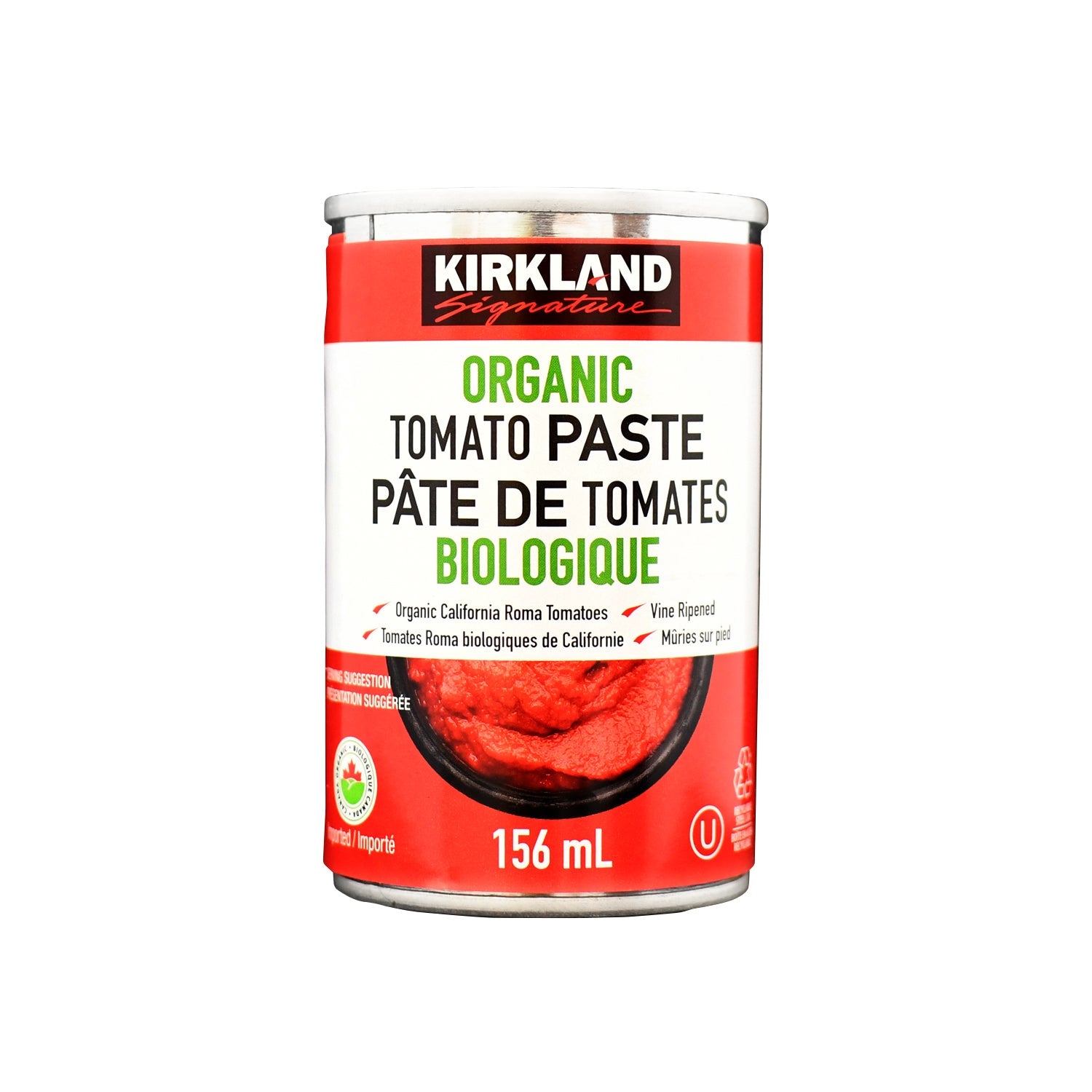 Kirkland Signature Organic Tomato Paste, 12 × 156 mL - image 1