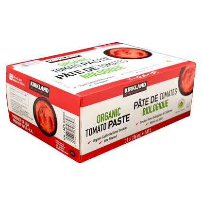 Kirkland Signature Organic Tomato Paste, 12 × 156 mL - image 2
