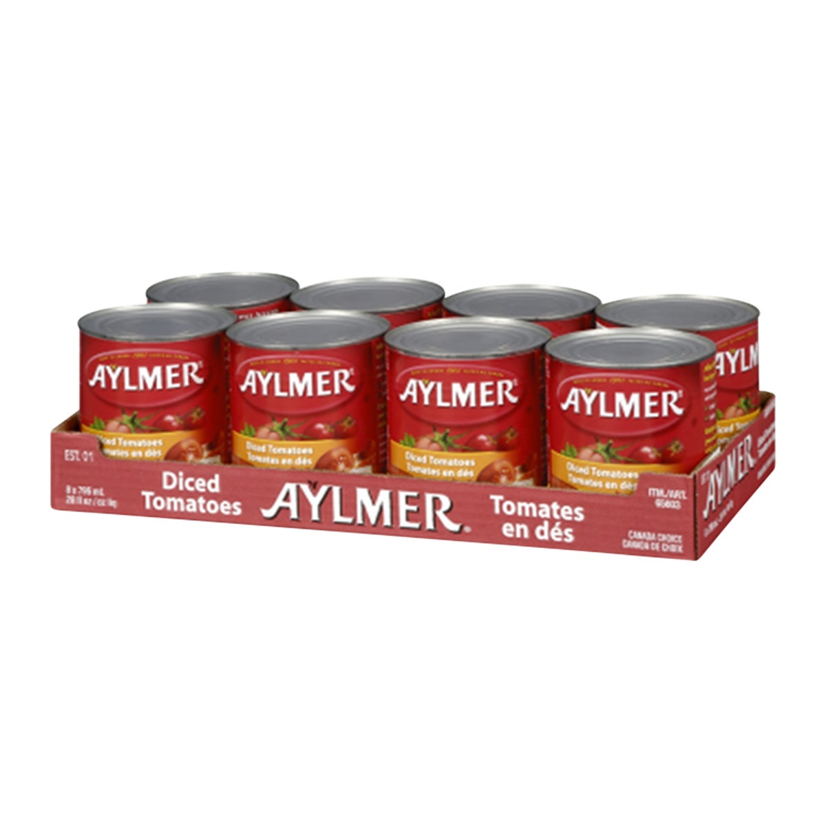 Aylmer Diced Tomatoes, 8 x 796 mL - image 2