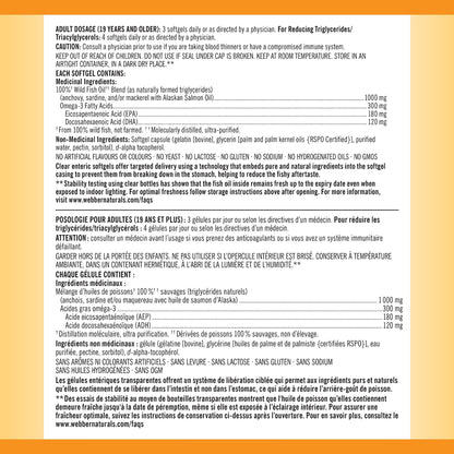 Kirkland Signature 100% Wild Fish Oil Blend, 400 Softgels - image 2