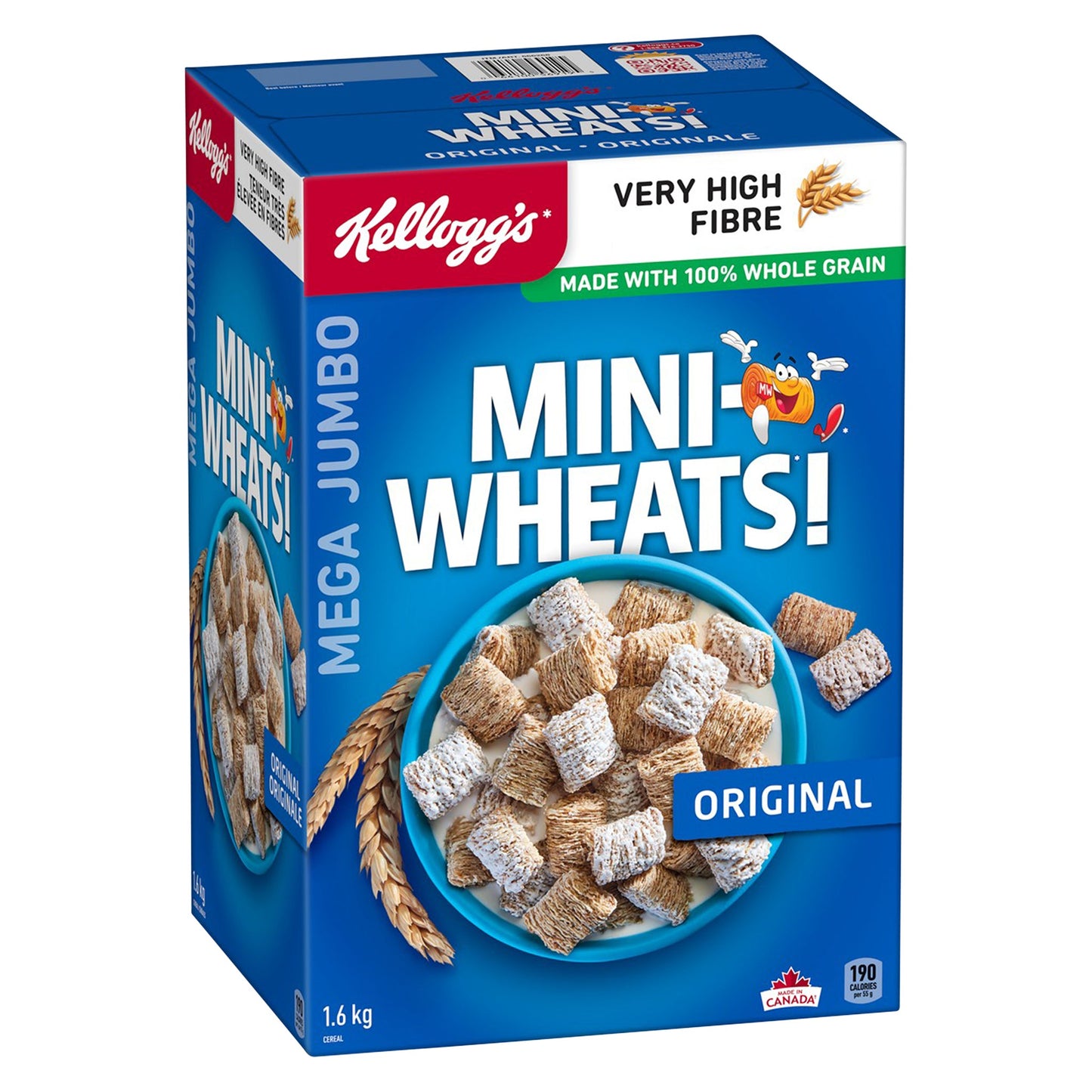 Kellogg's Mini-Wheats Original Jumbo Pack, 1.6 kg - image 1