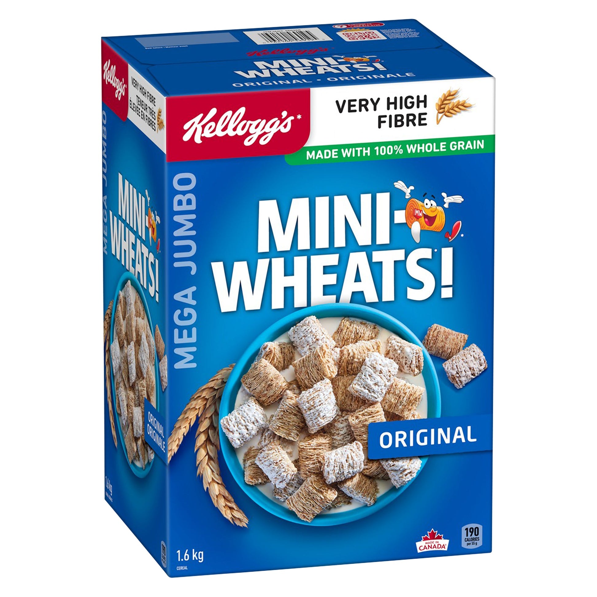 Kellogg's Mini-Wheats Original Jumbo Pack, 1.6 kg - image 1